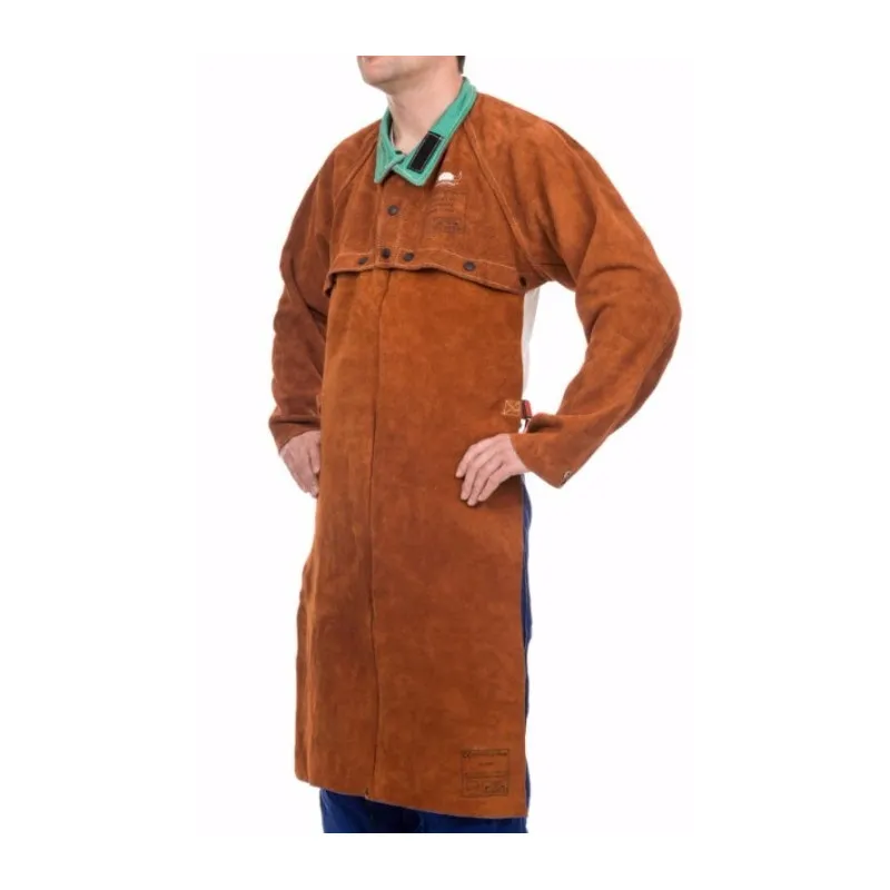 Bolero para soldadura con dorso abierto WELDAS Lava Brown