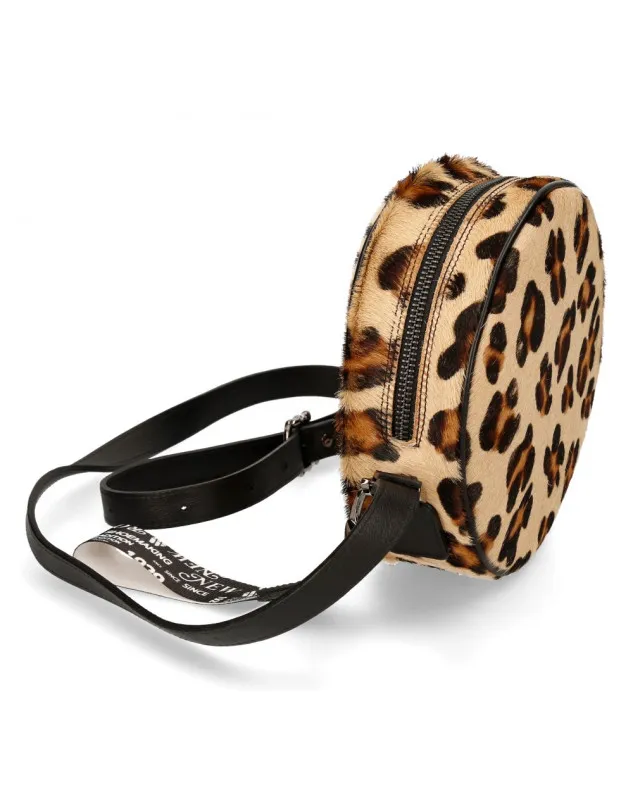 BOLSO DE HOMBRO REDONDO ESTILO LEOPARDO DE NEWROCK