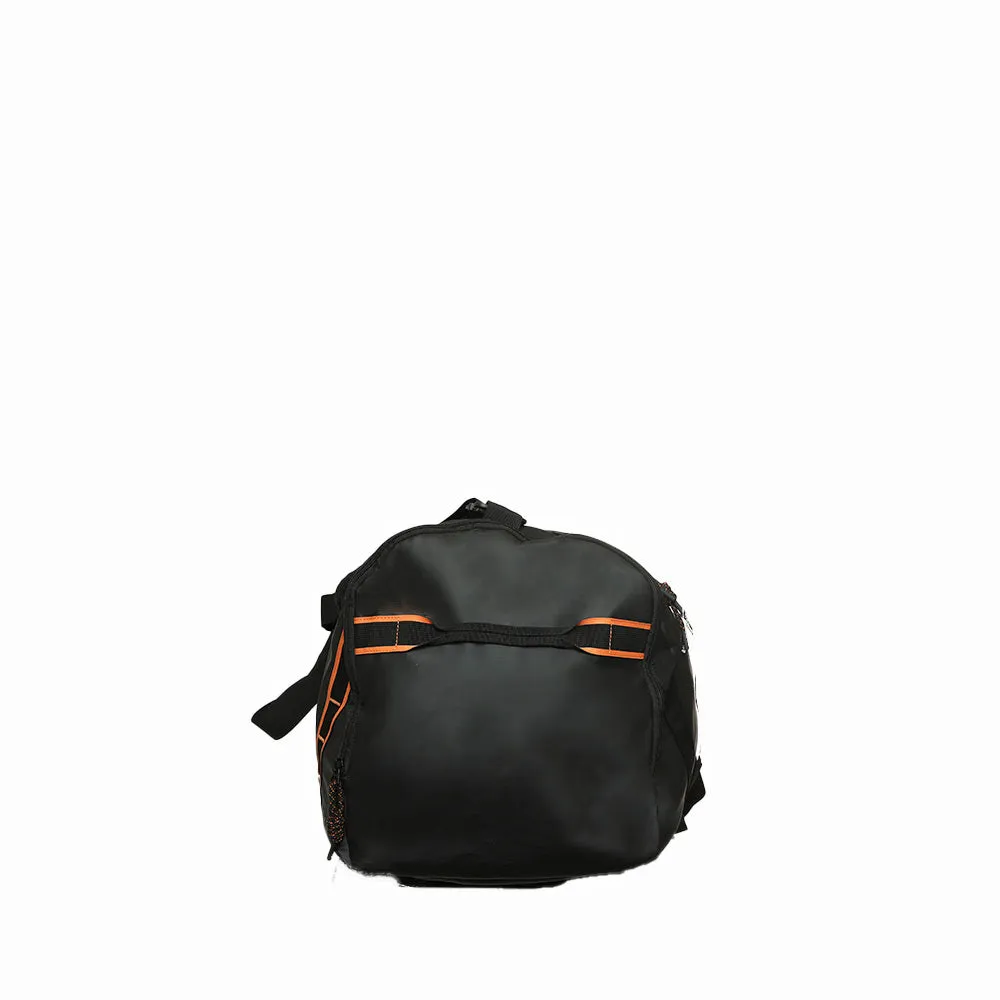 Bolso Deportivo Traveller Negro y Naranjo Extra Grande