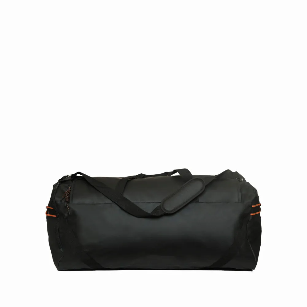 Bolso Deportivo Traveller Negro y Naranjo Extra Grande