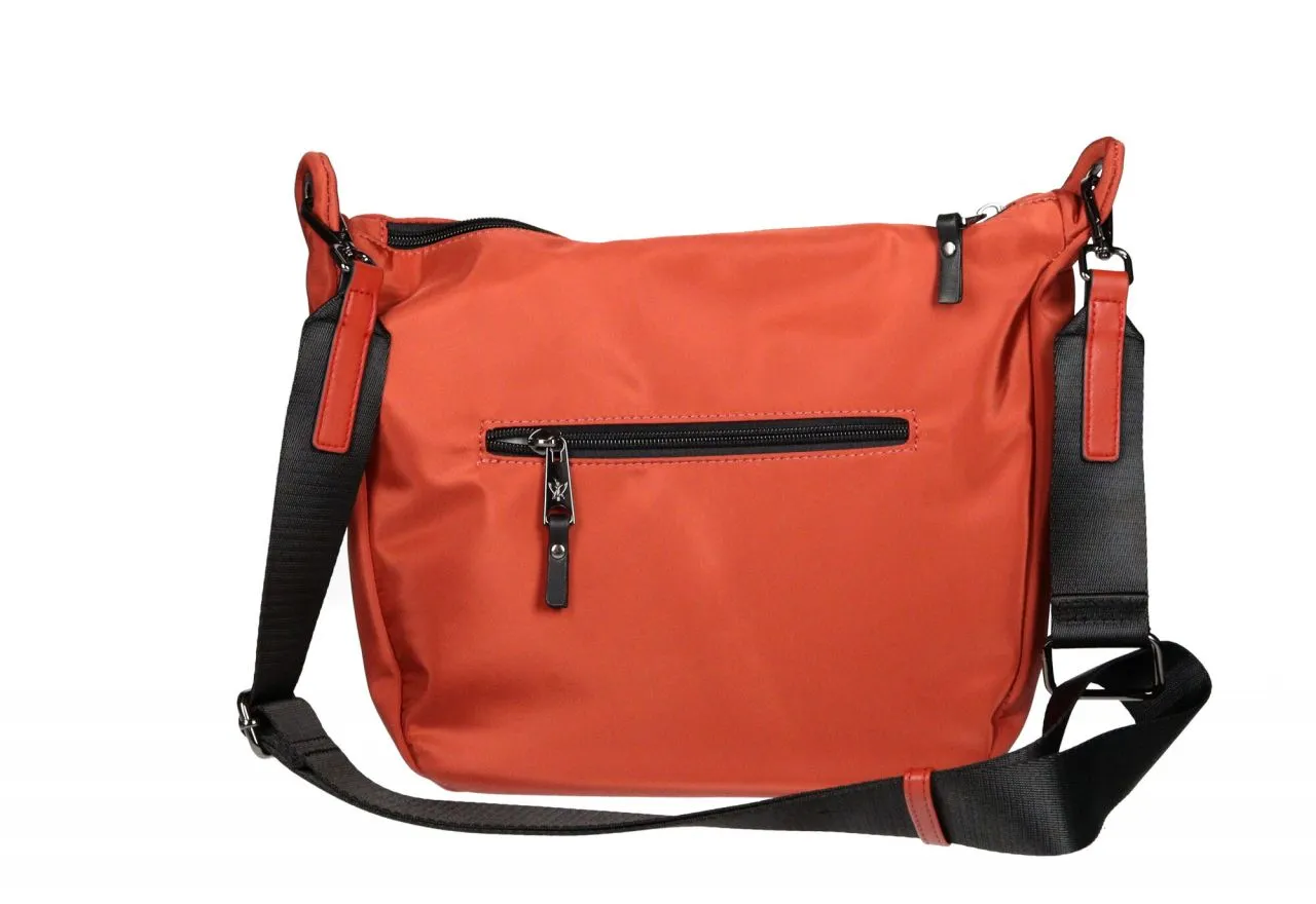Bolso Nilon Caldera Logotipado 2 Bolsillos Asa Cinta Negra