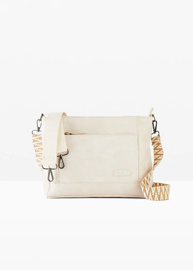 BOLSO TIPO BANDOLERA CON CORREA INTERCAMBIABLE BEIGEARENA