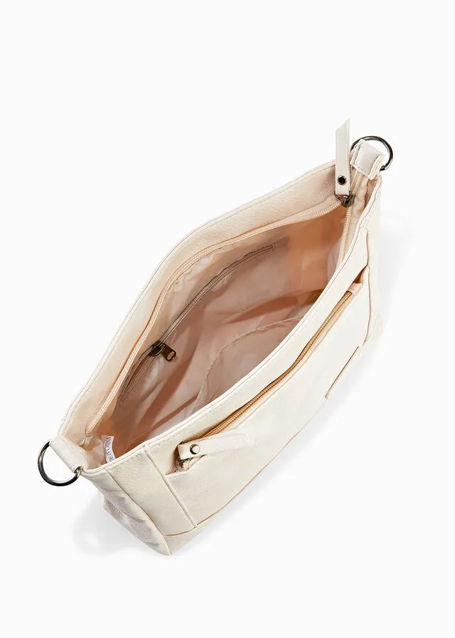 BOLSO TIPO BANDOLERA CON CORREA INTERCAMBIABLE BEIGEARENA