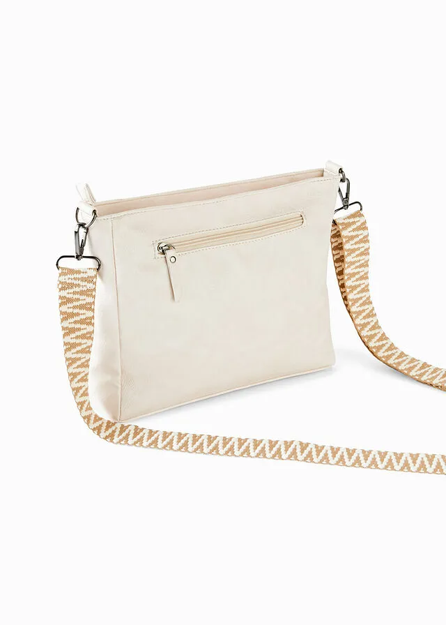 BOLSO TIPO BANDOLERA CON CORREA INTERCAMBIABLE BEIGEARENA