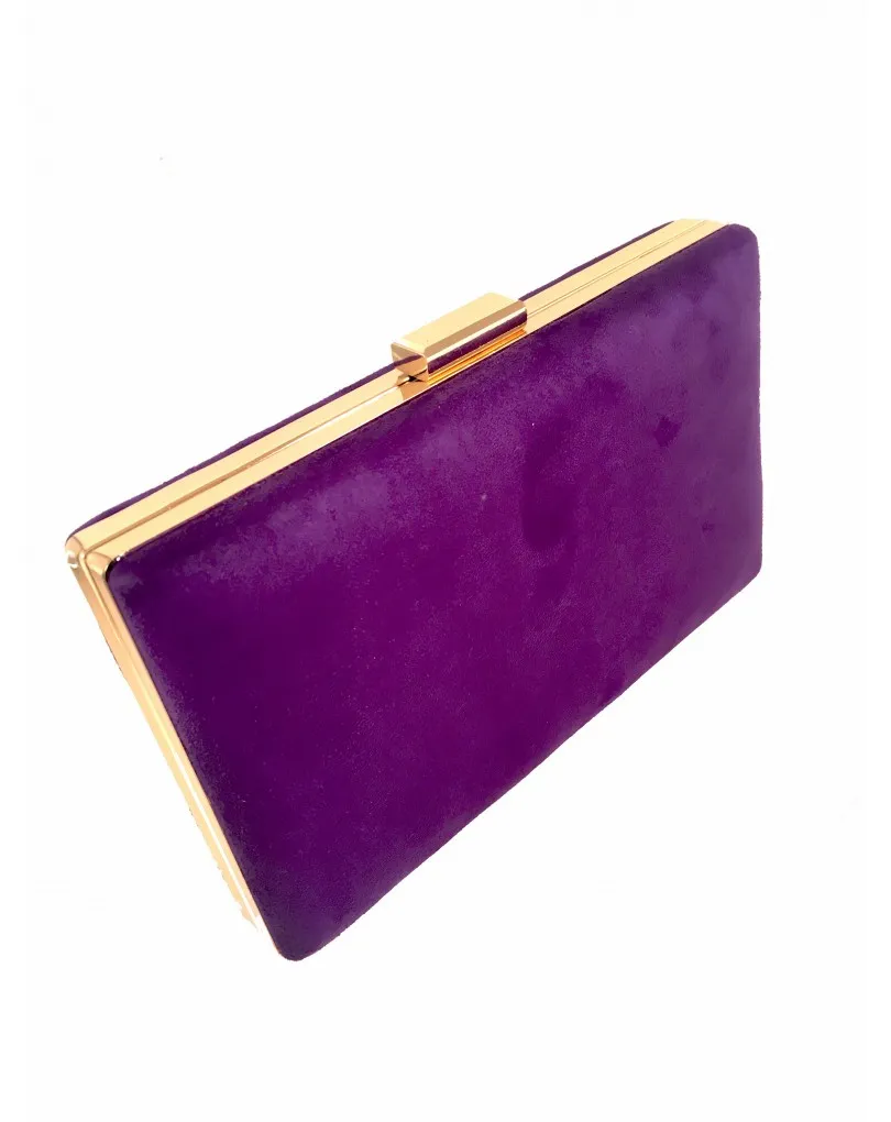 BOLSOS MORADO DE FIESTA