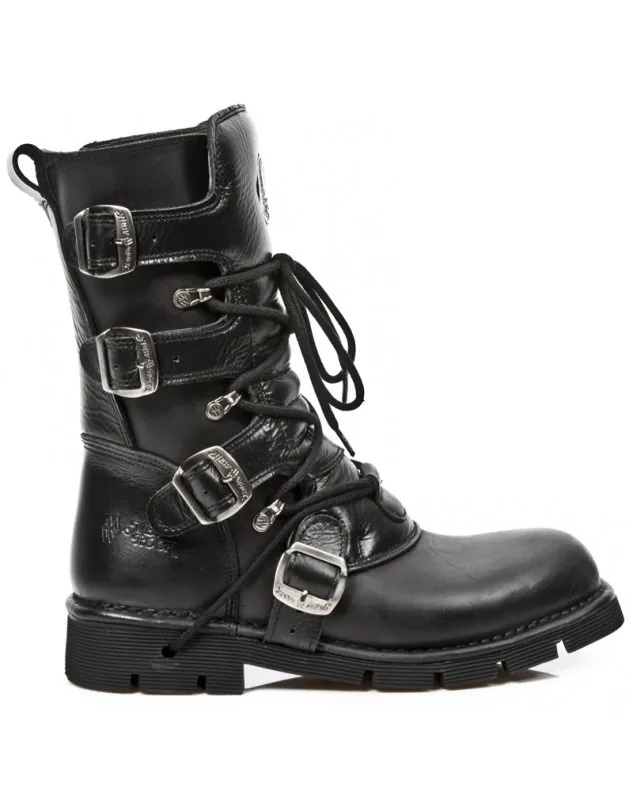 BOTAS NEW ROCK GOTICAS HEAVY NEGRAS HEBILLAS HERITAGE