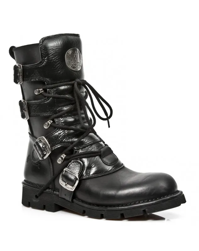BOTAS NEW ROCK GOTICAS HEAVY NEGRAS HEBILLAS HERITAGE