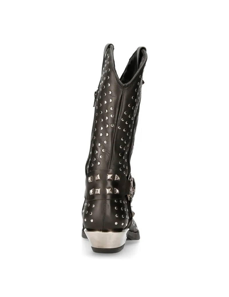 BOTAS VAQUERAS CON TACHUELAS NEGRAS DE NEW ROCK