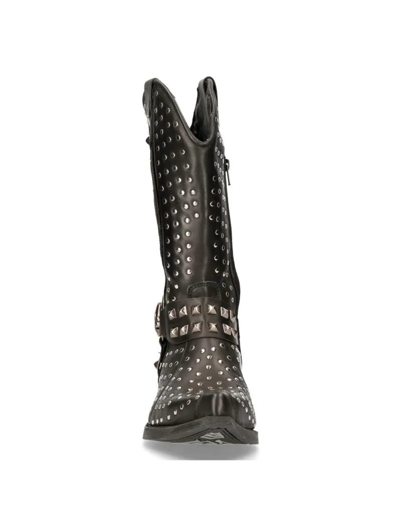 BOTAS VAQUERAS CON TACHUELAS NEGRAS DE NEW ROCK