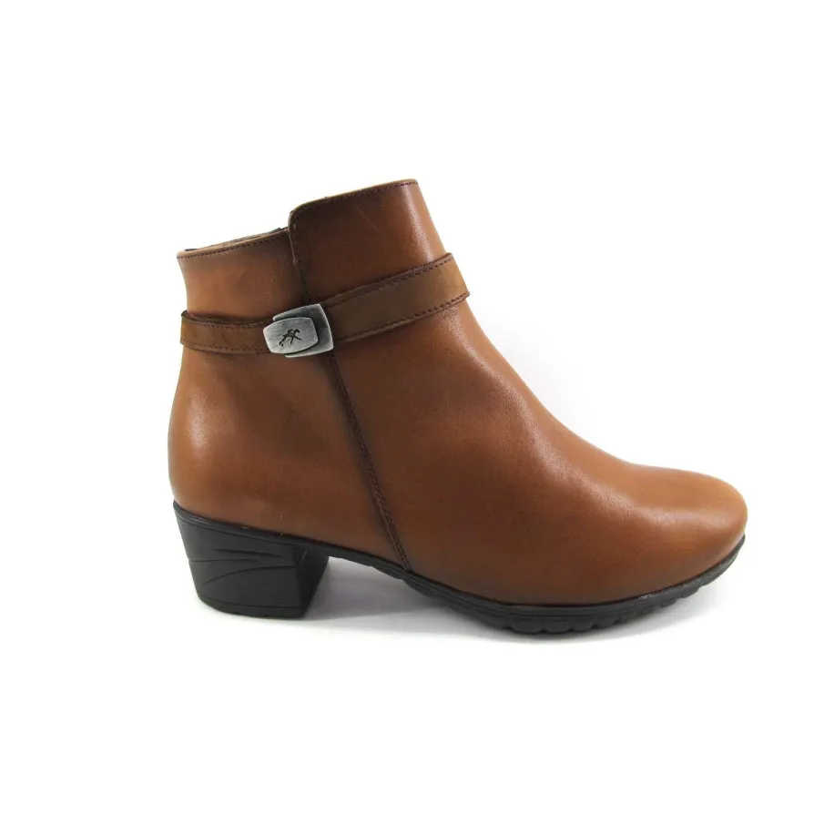 BOTINES FLUCHOS MUJER CHARIS CUERO