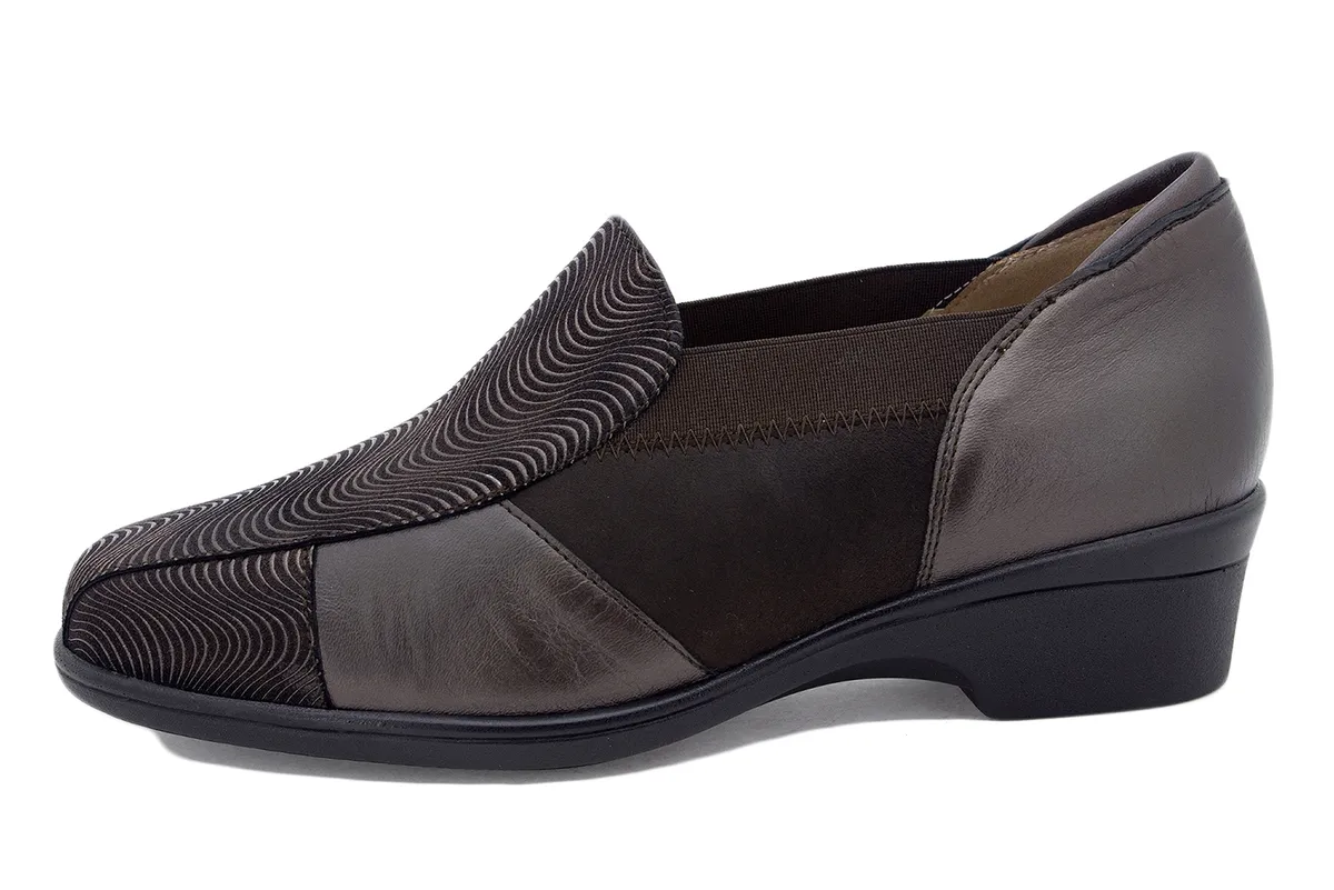 Brown Leather Bootee shoe