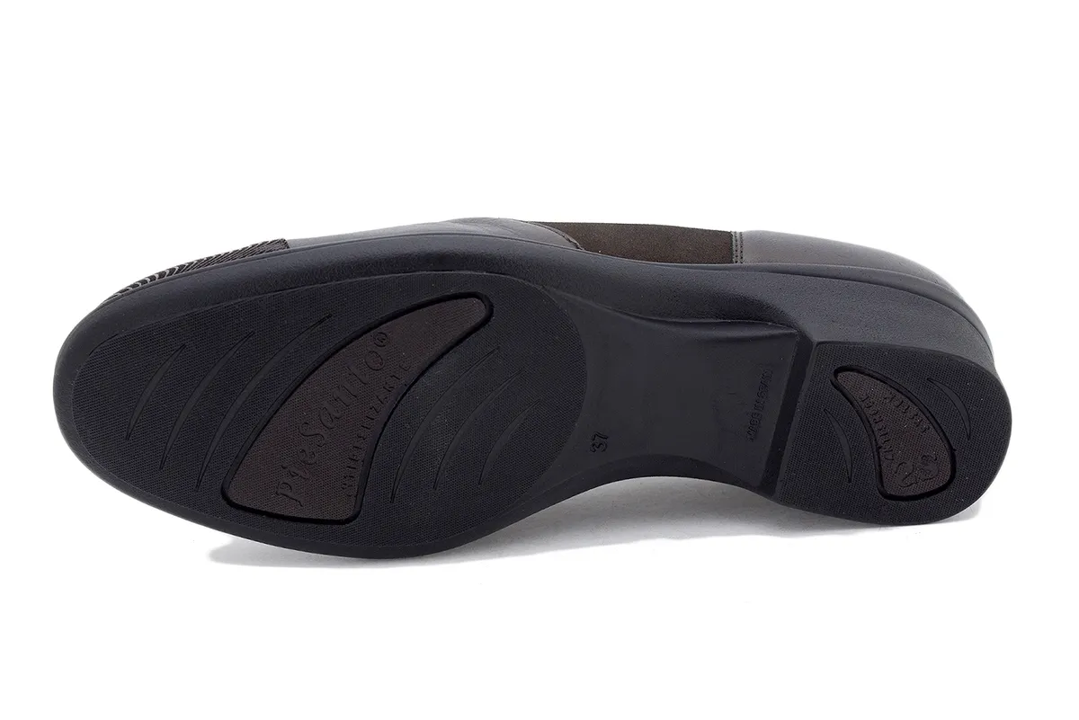 Brown Leather Bootee shoe