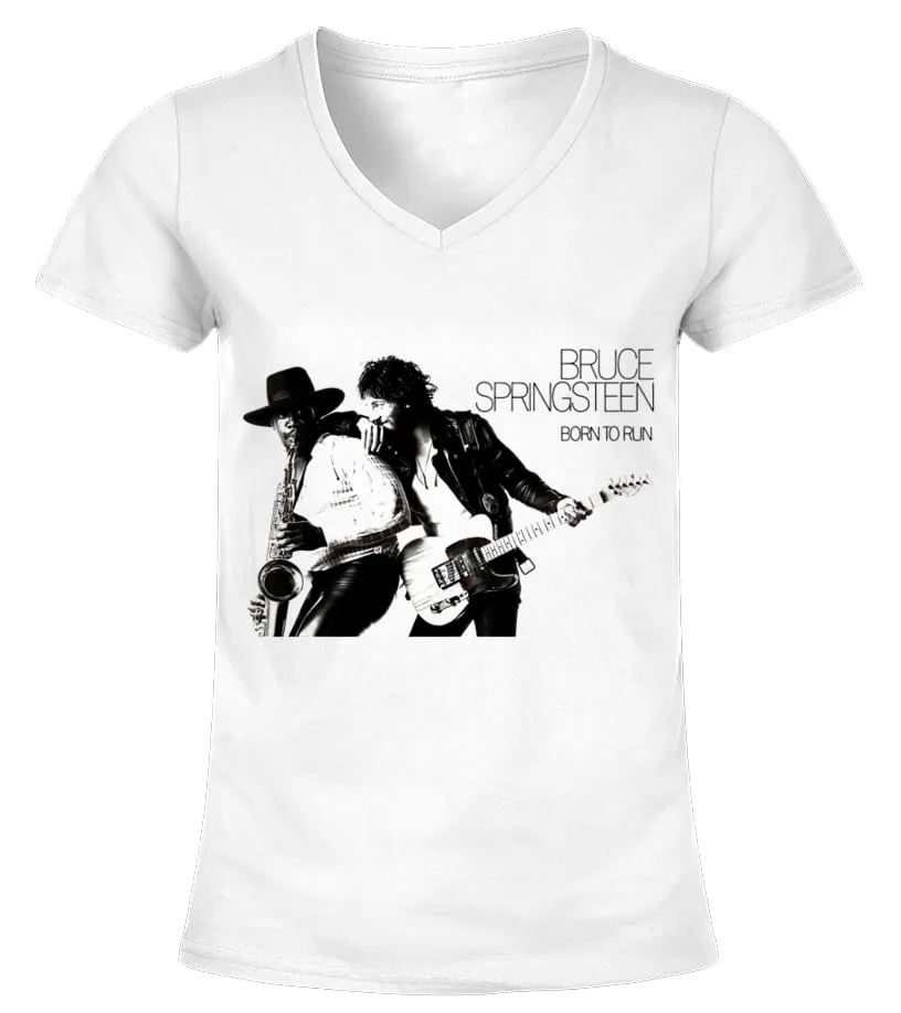 Bruce Springsteen Graphic Tee Camiseta cuello pico Mujer