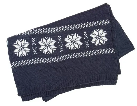 Bufanda de punto motivo Fair Isle