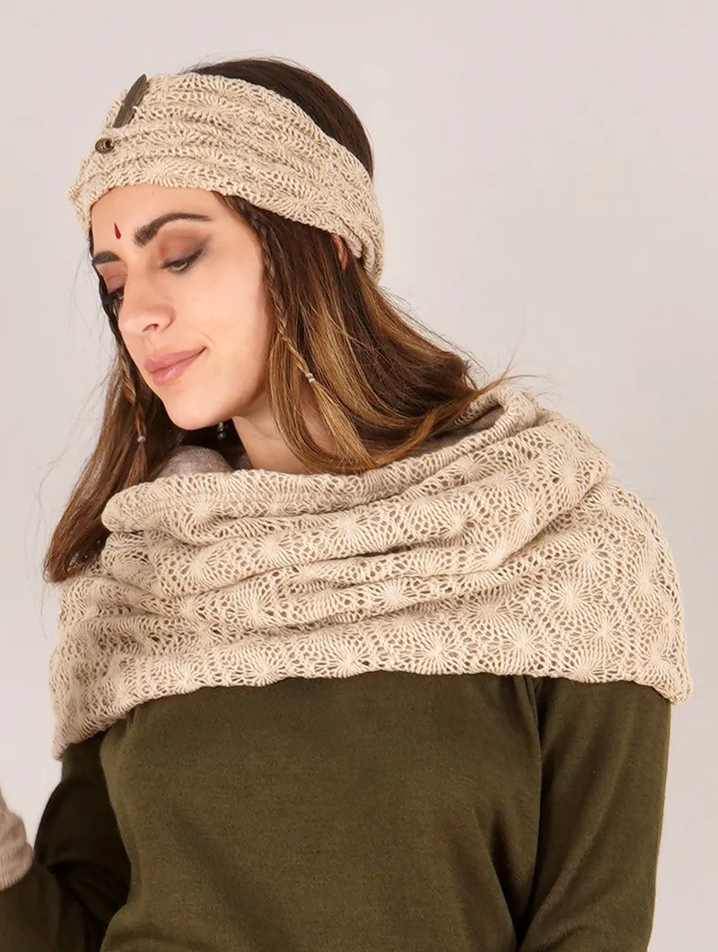 Bufanda snood de ganchillo 