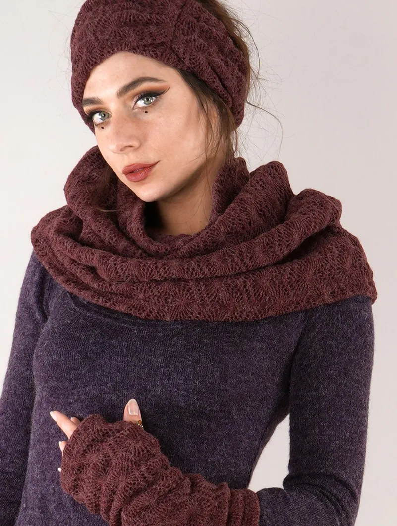 Bufanda snood de ganchillo 