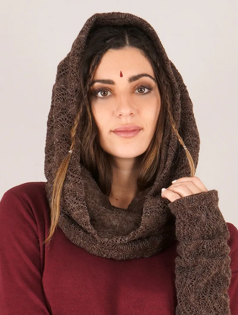 Bufanda snood de ganchillo 