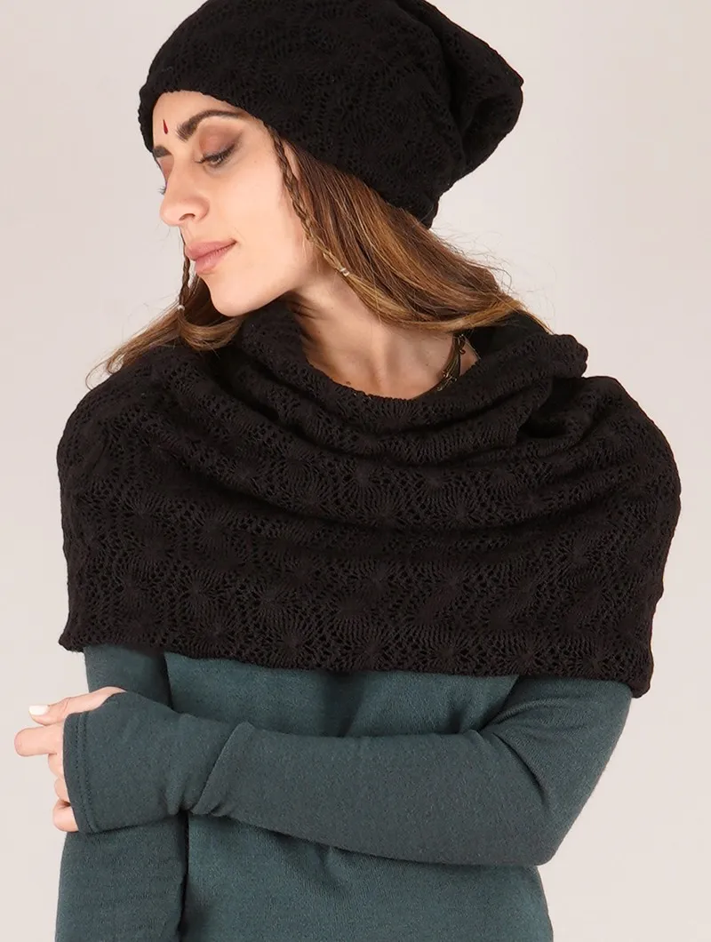 Bufanda snood de ganchillo 