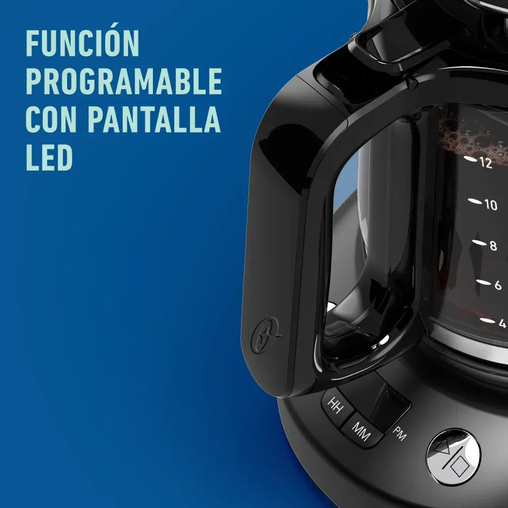 Cafetera programable 12 tazas