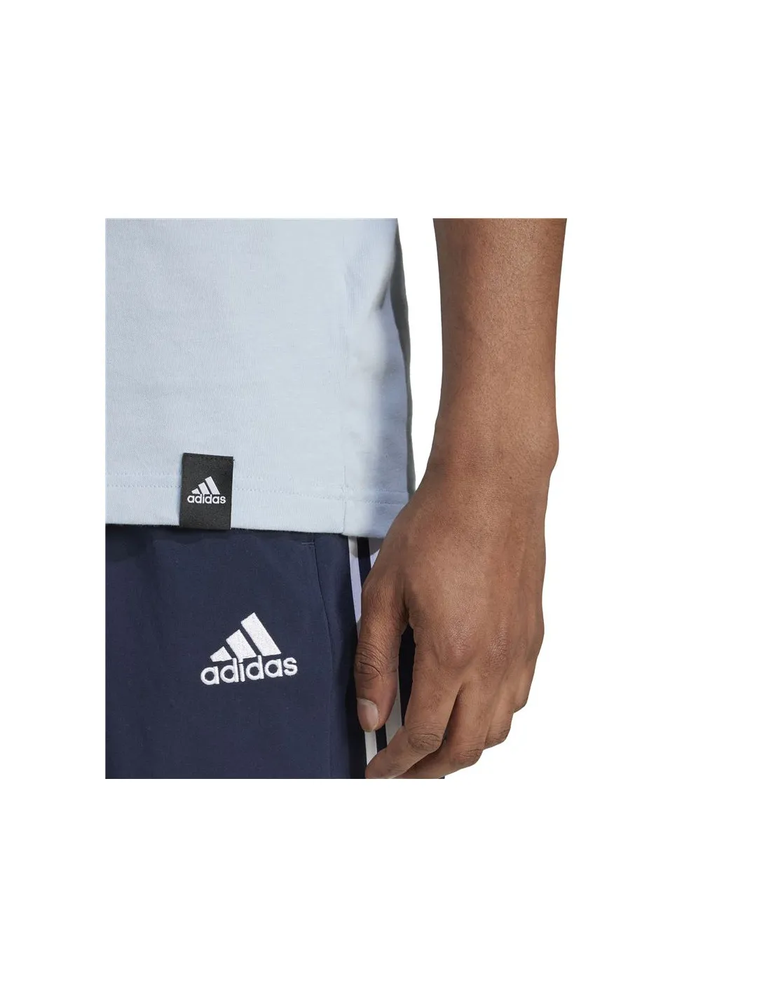 Camiseta adidas Codes Linear Graphic Hombre Azul