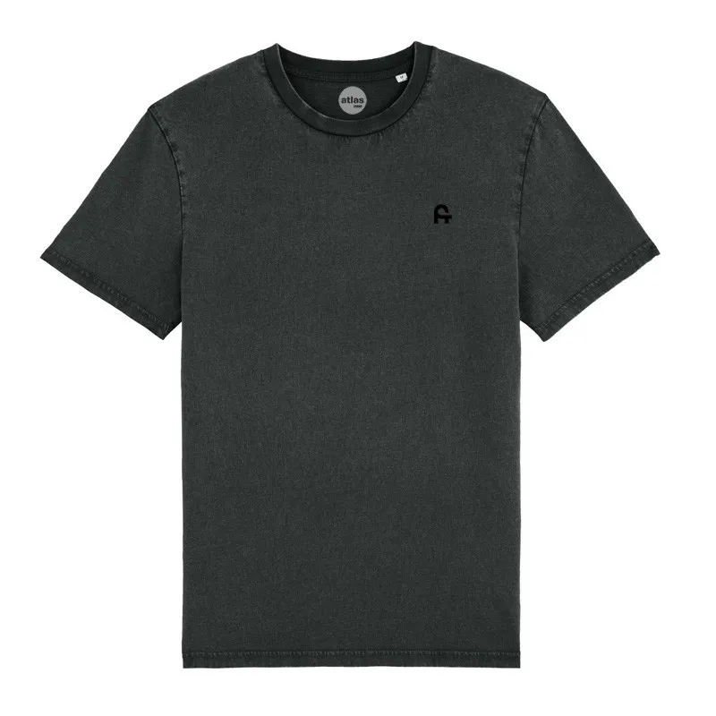 Camiseta Atlas: Vintage Bi Tee (G Dyed Black Rock)