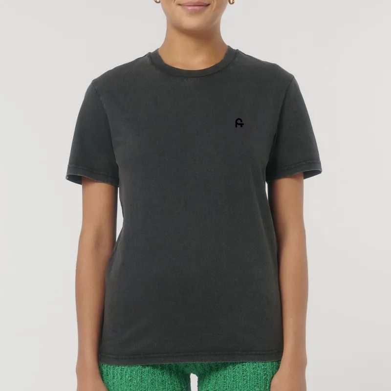 Camiseta Atlas: Vintage Bi Tee (G Dyed Black Rock)