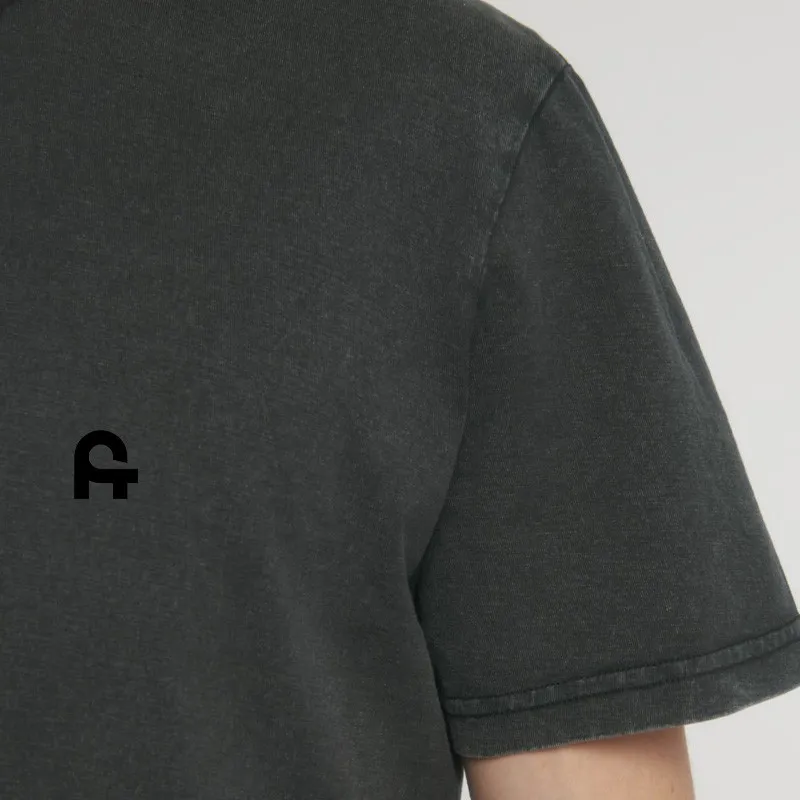Camiseta Atlas: Vintage Bi Tee (G Dyed Black Rock)