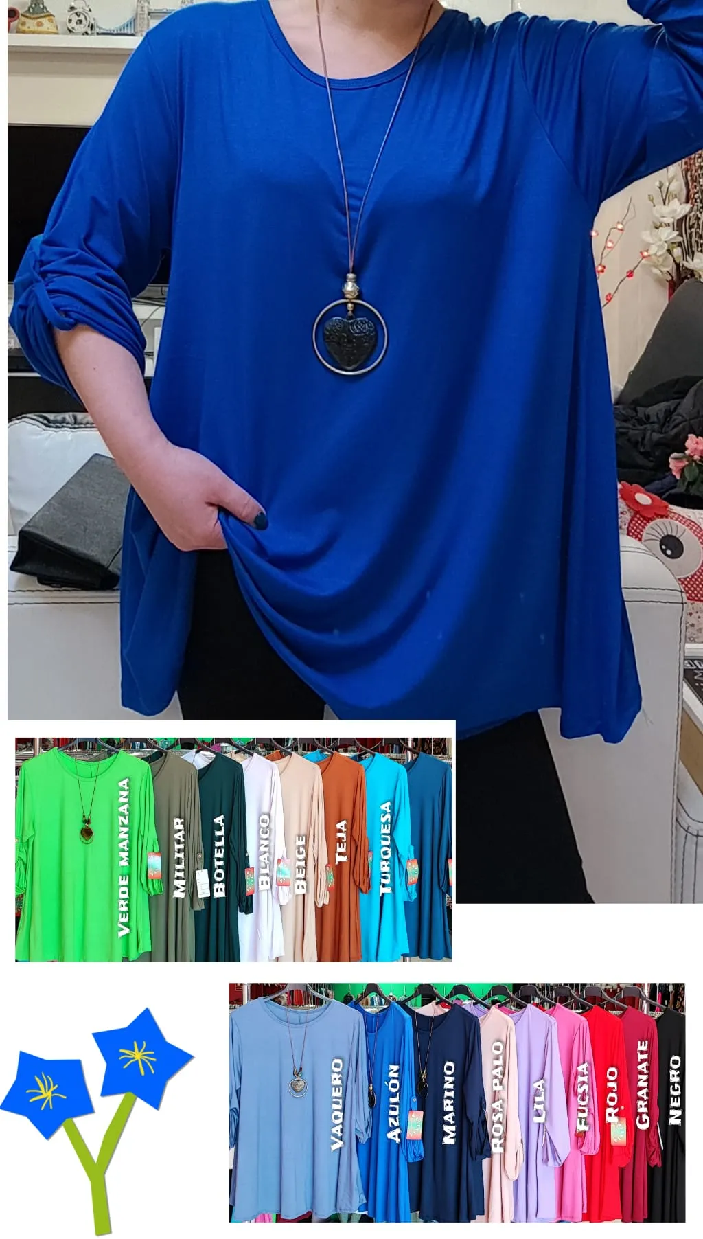 Camiseta Básica Mujer Talla Grande