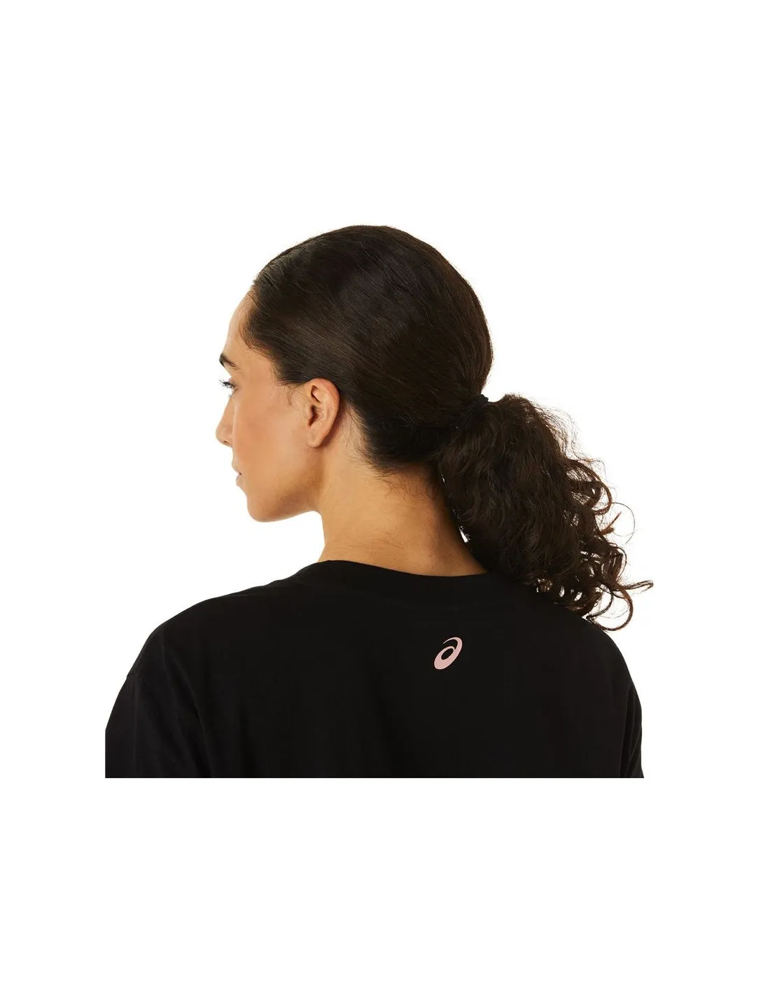 Camiseta de fitness Asics Tiger negro Mujer