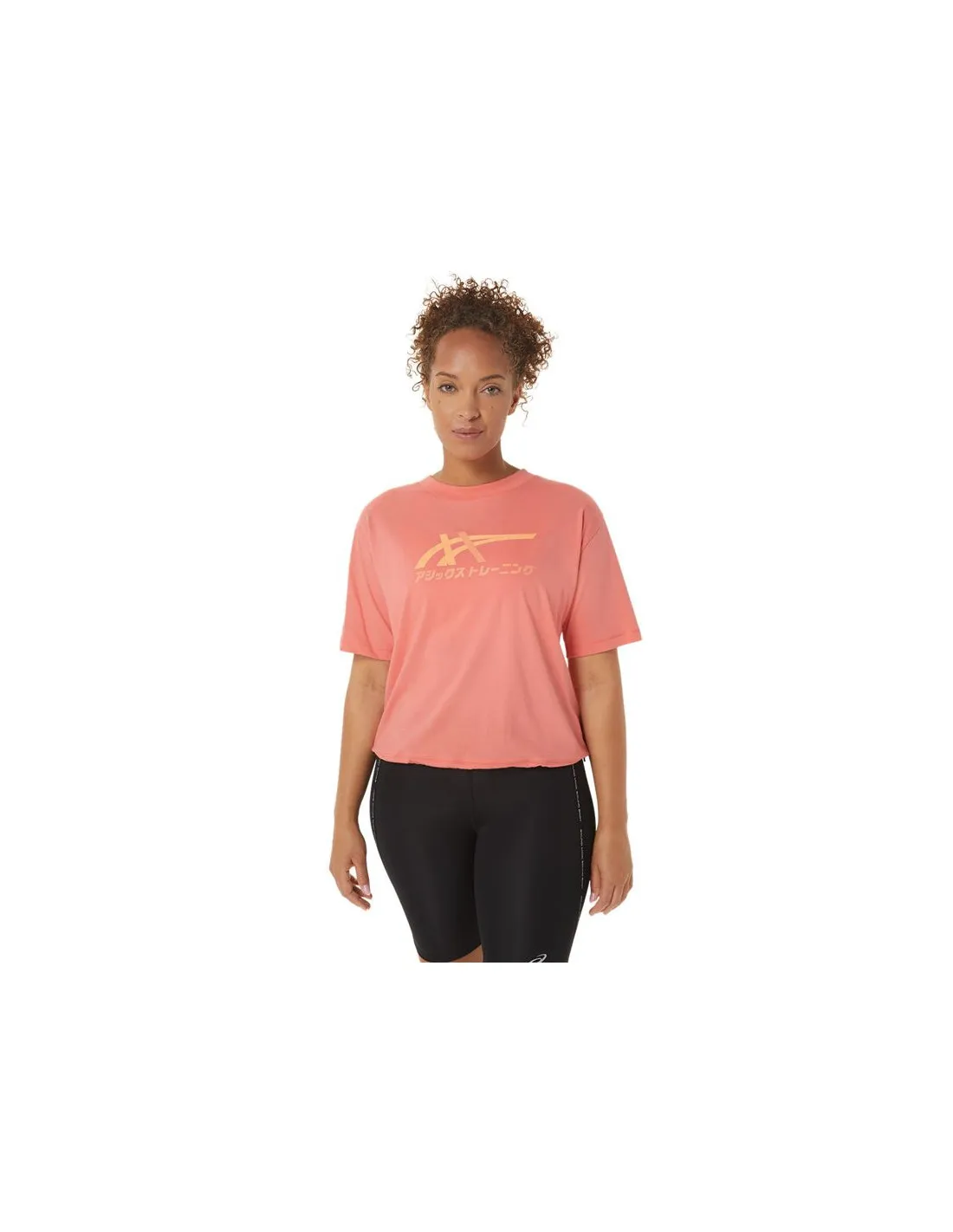 Camiseta de Fitness ASICS Tiger Rosa Mujer