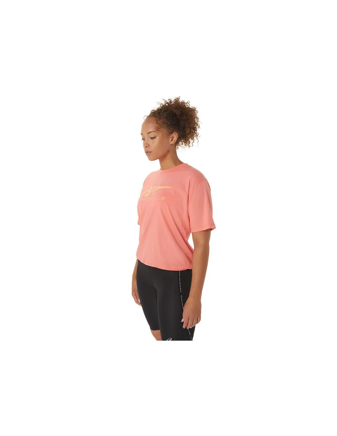 Camiseta de Fitness ASICS Tiger Rosa Mujer