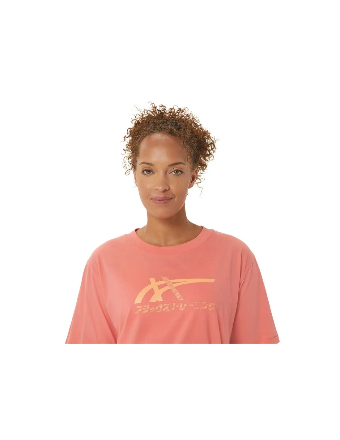 Camiseta de Fitness ASICS Tiger Rosa Mujer