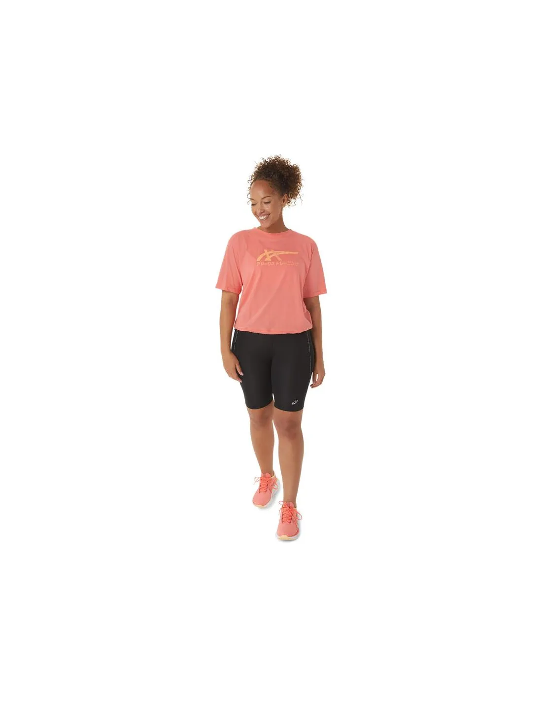 Camiseta de Fitness ASICS Tiger Rosa Mujer