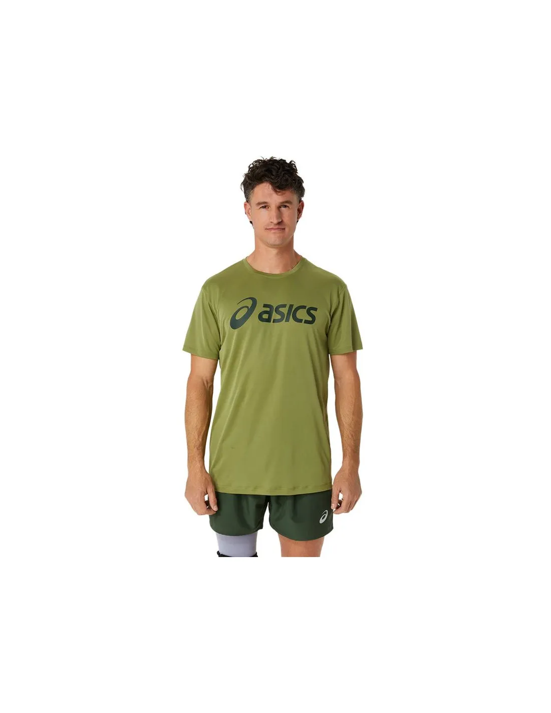 Camiseta de Running ASICS Core Top Hombre Cactus/Rain Forest