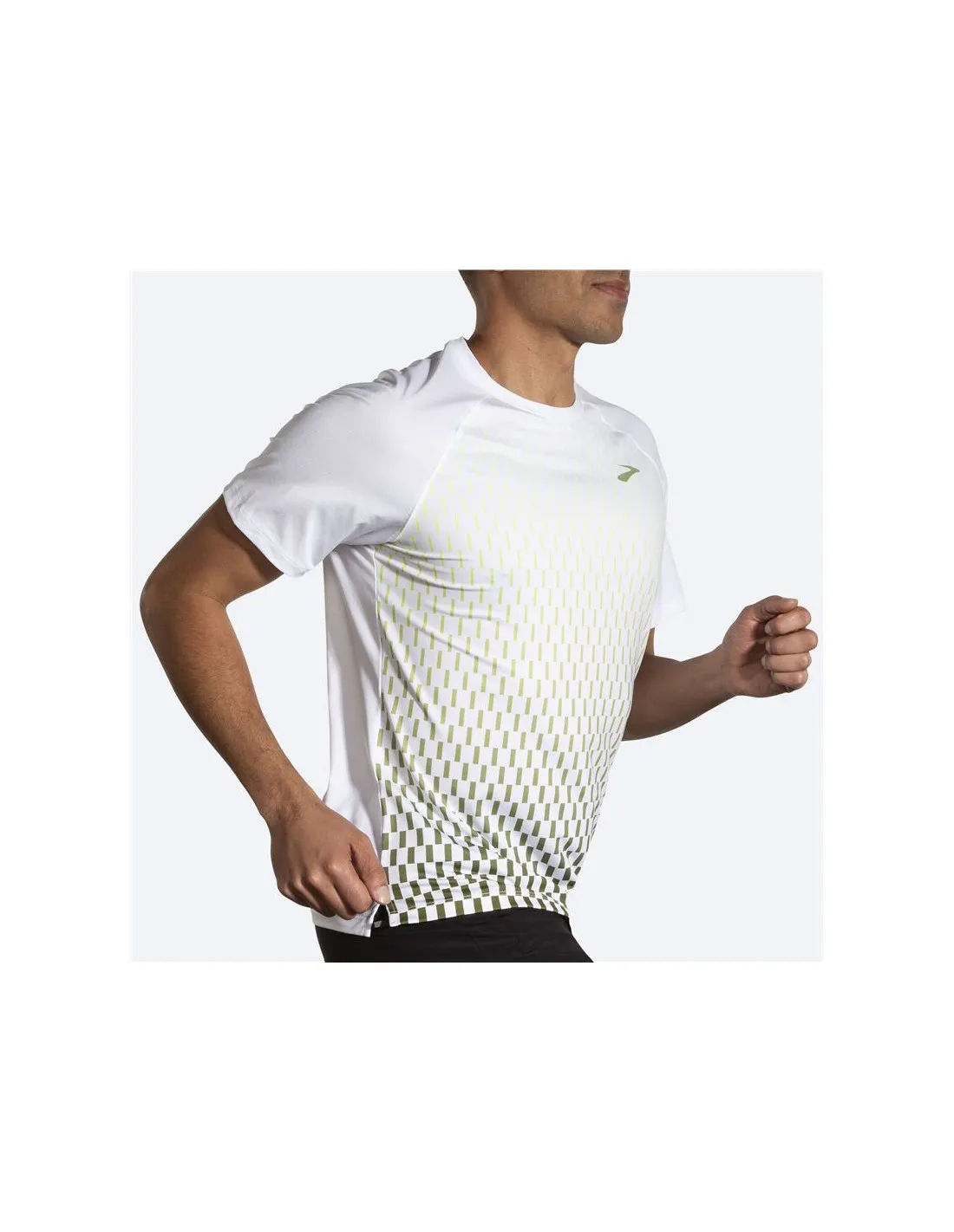 Camiseta de Running Brooks Atmosphere 2.0 Hombre Blanco