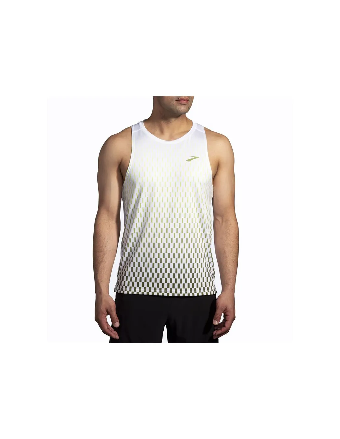 Camiseta de Running Brooks Atmosphere Singlet 2.0 Hombre Blanco