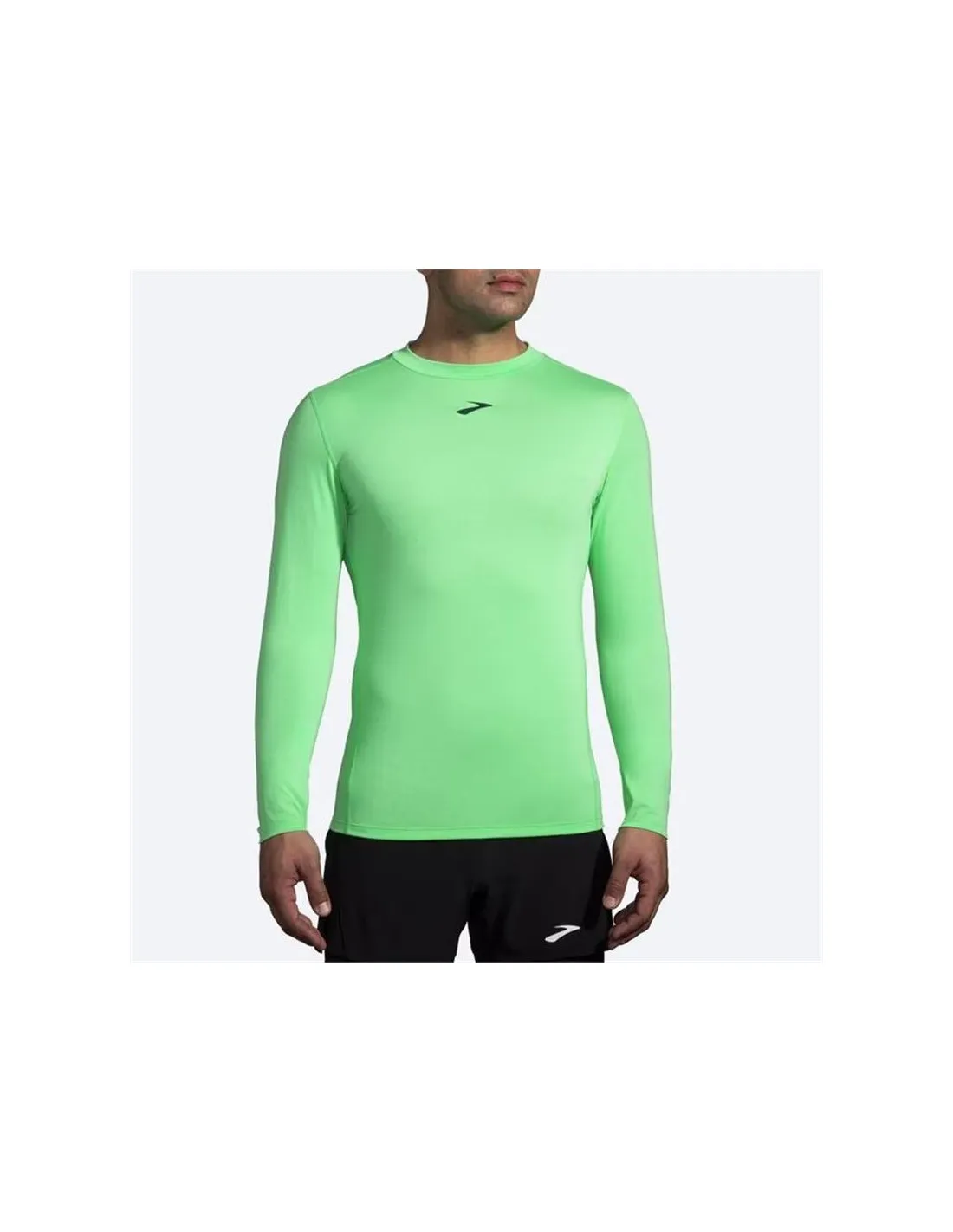 Camiseta de Running Brooks High Point Long Hombre Verde