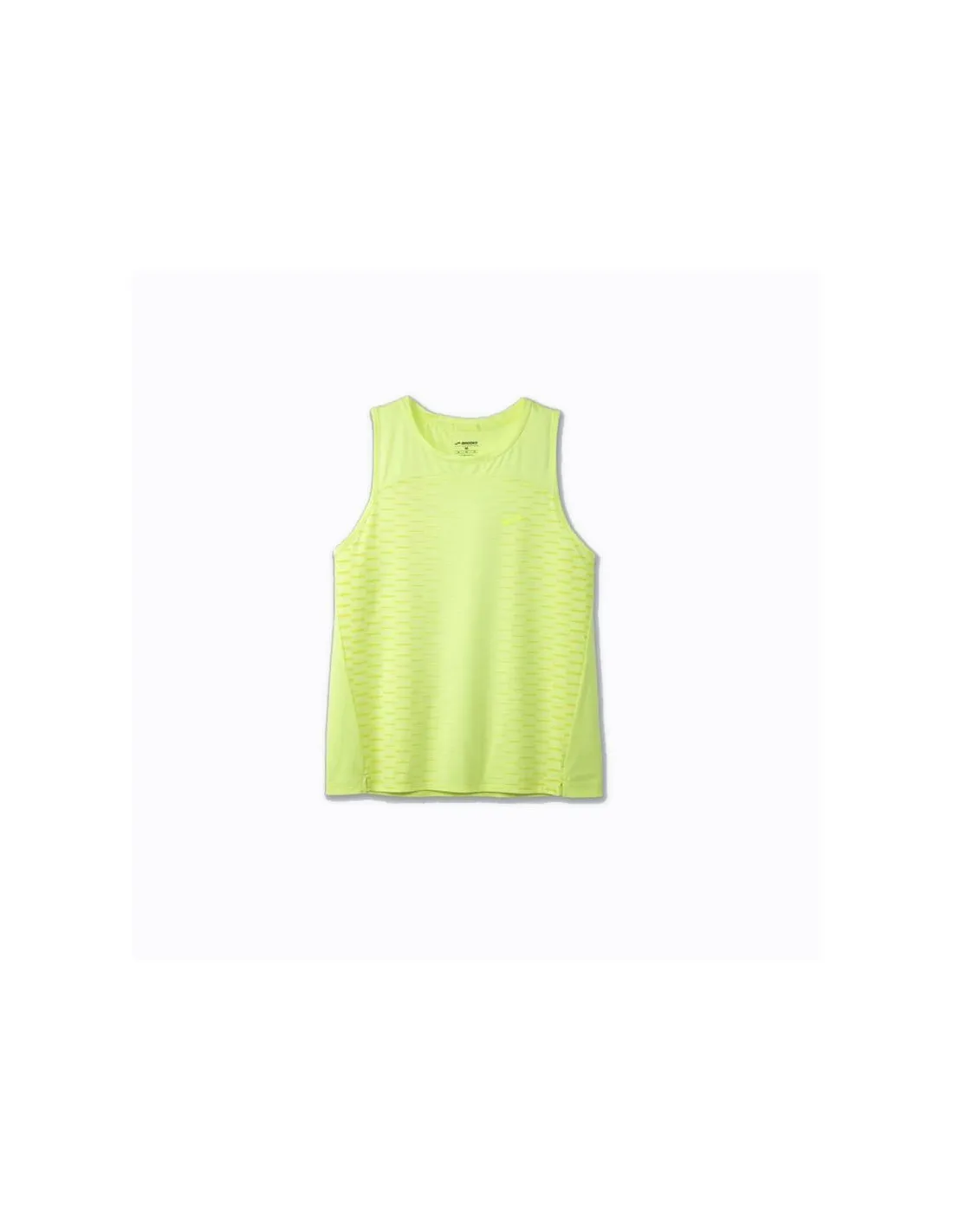 Camiseta de Running Brooks Sprint Free 2.0 Mujer Lt Lime/Interval Gradient
