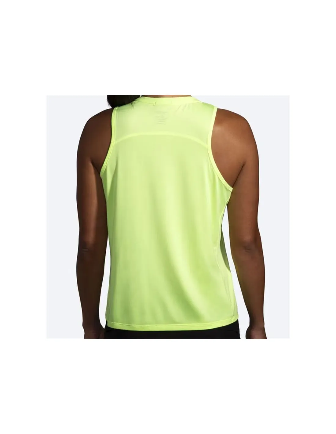 Camiseta de Running Brooks Sprint Free 2.0 Mujer Lt Lime/Interval Gradient