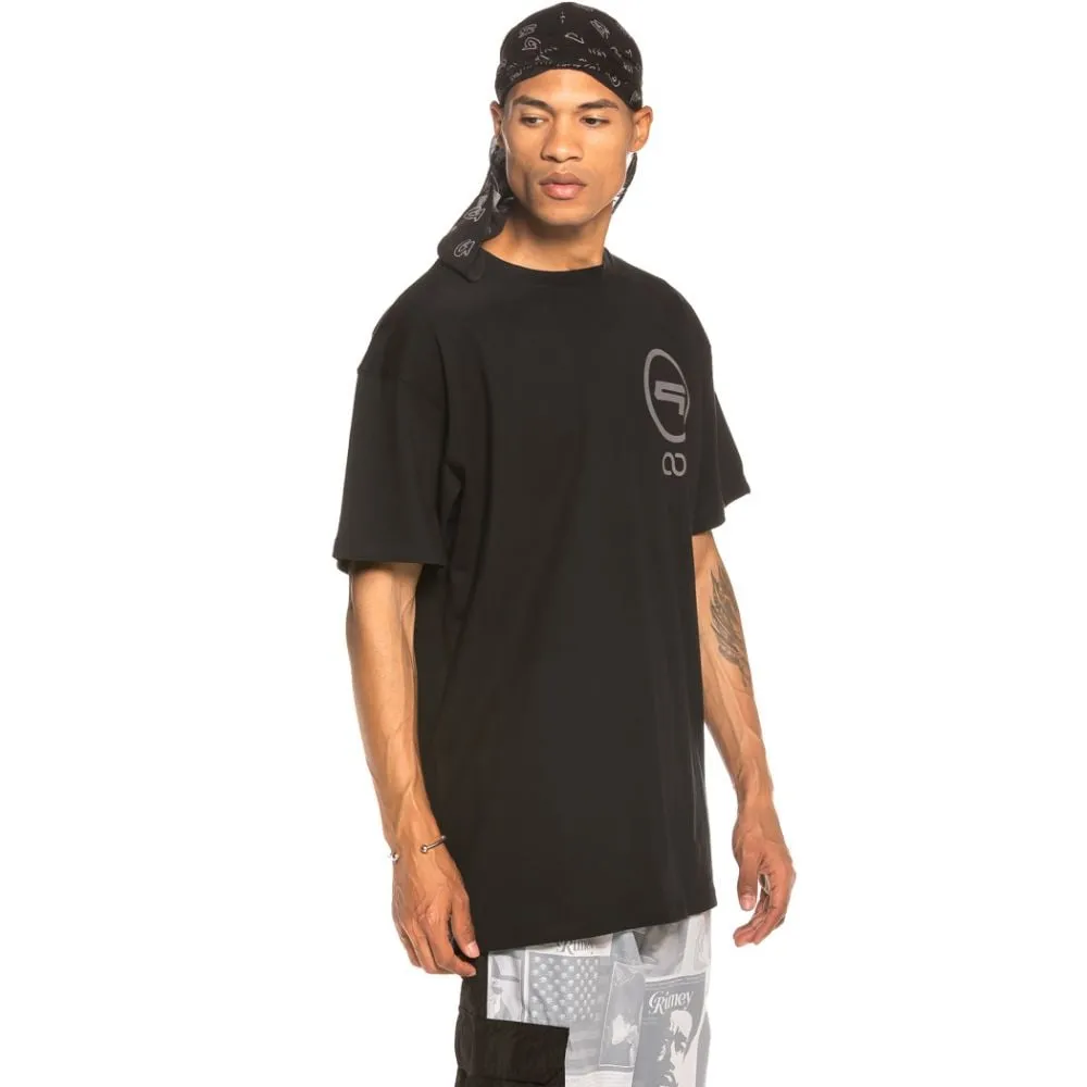 Camiseta Grimey Vostok Base Reflective Tee FW19 Black