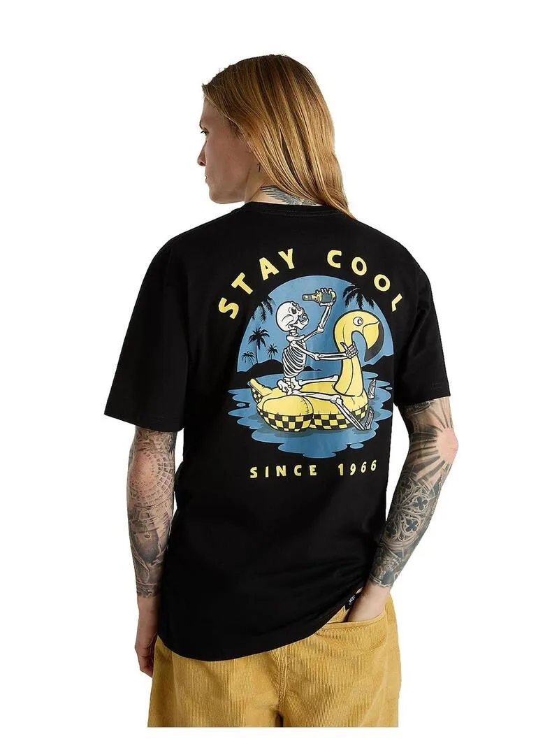 Camiseta Hombre Vans Stay Cool Negra