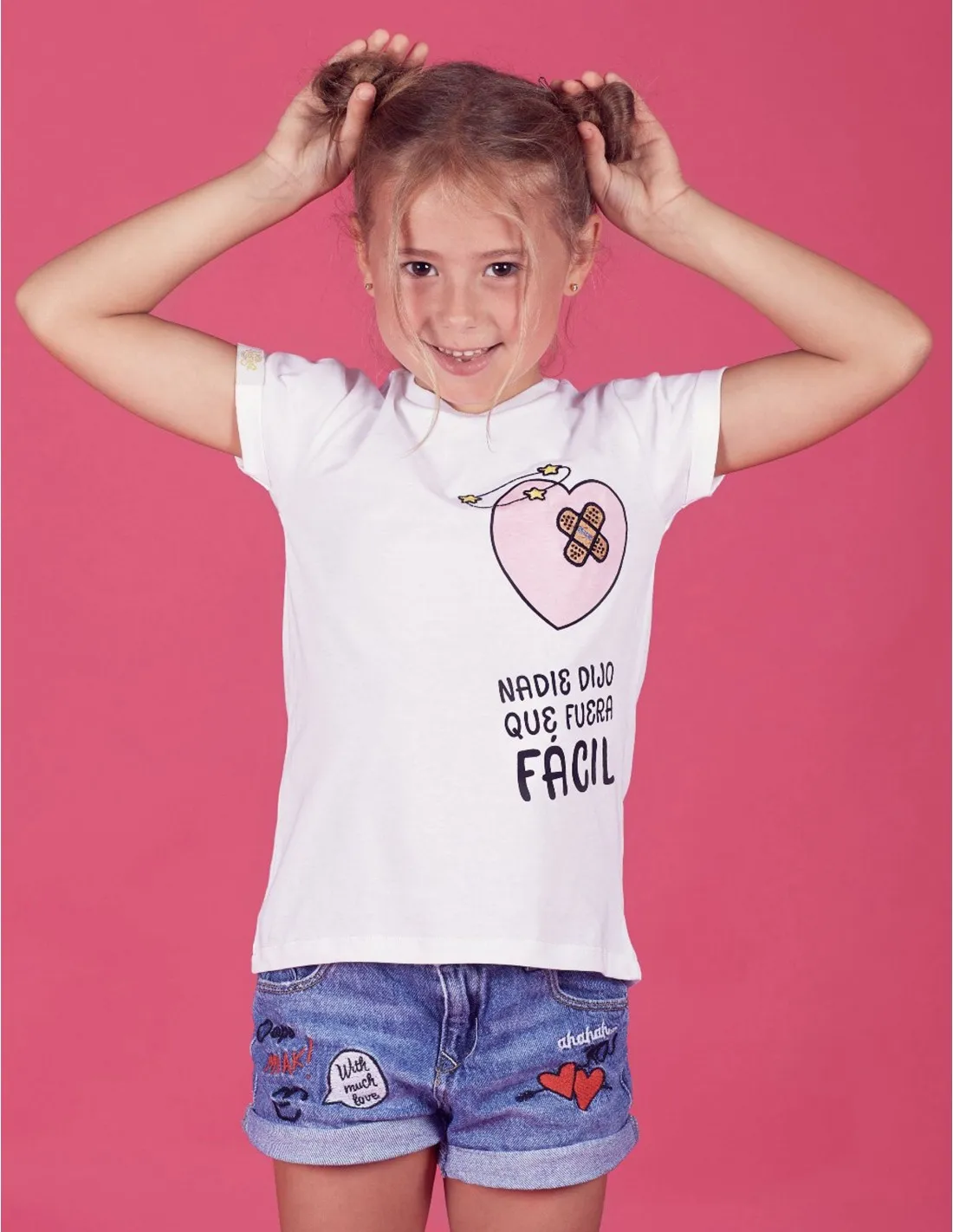 Camiseta Mini Yo Mensaje Tirita PERA LIMONERA