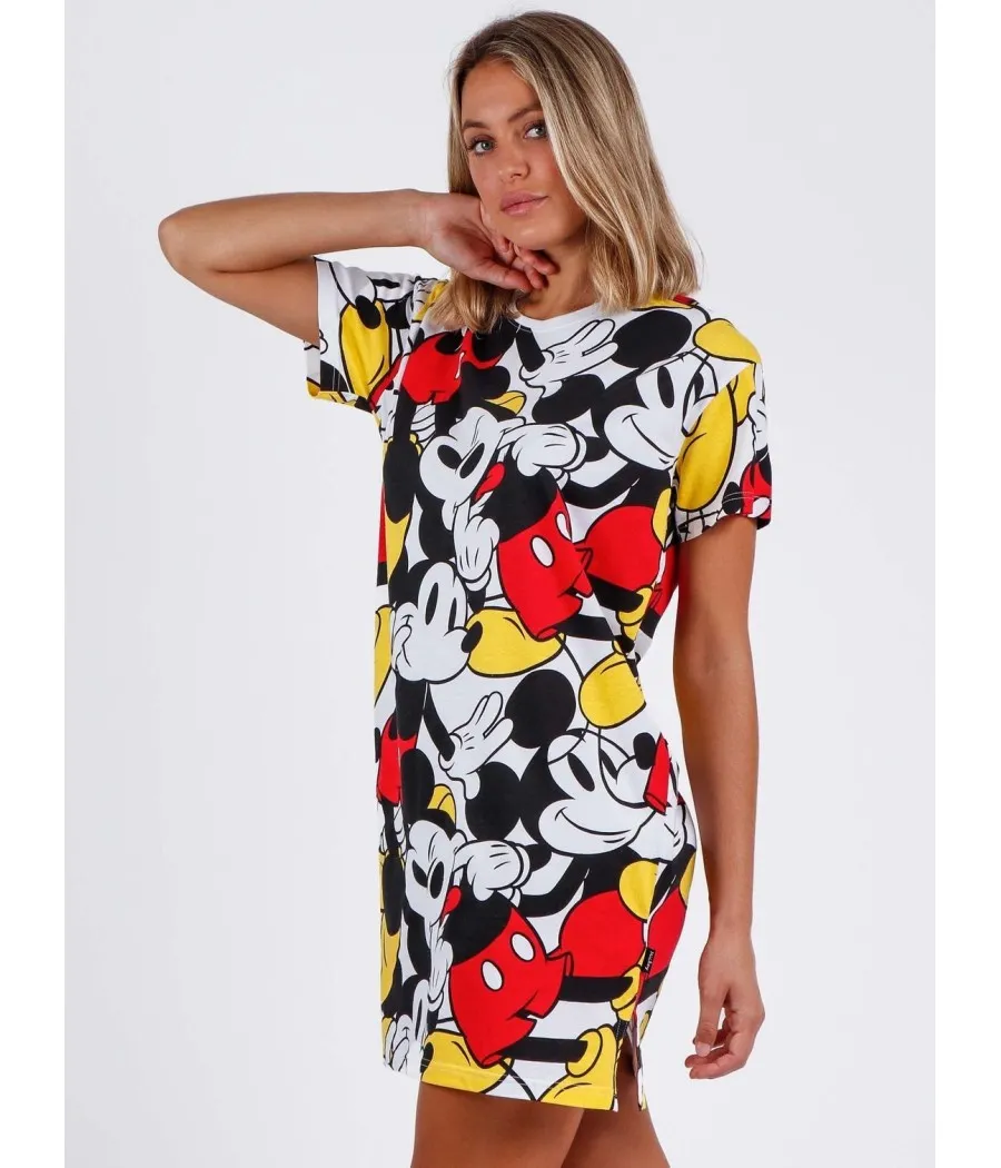 Camisón muj¡er verano Disney Happy algodón