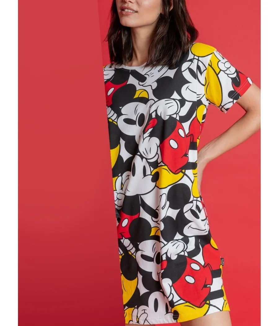 Camisón muj¡er verano Disney Happy algodón