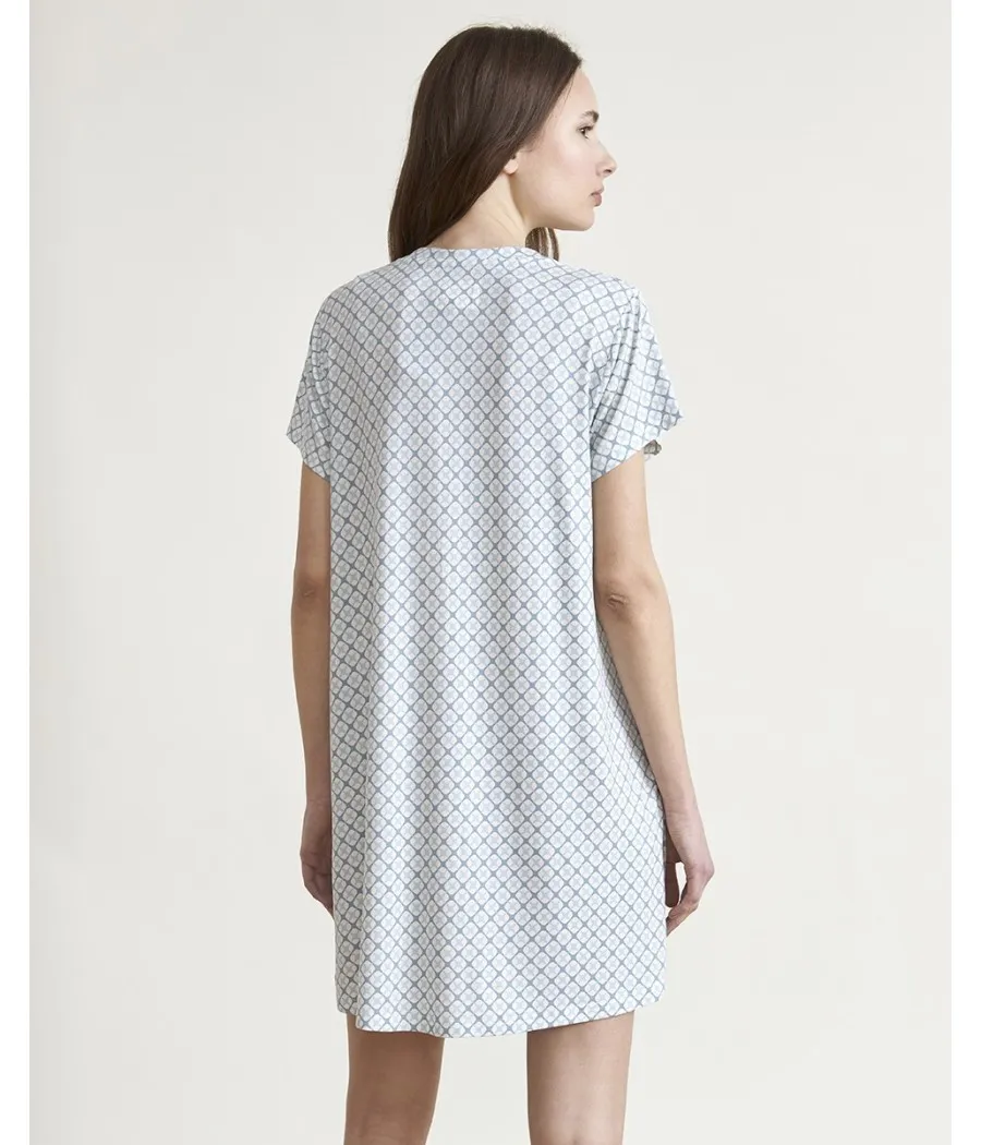 Camisón verano mujer J&J Brothers punto azul
