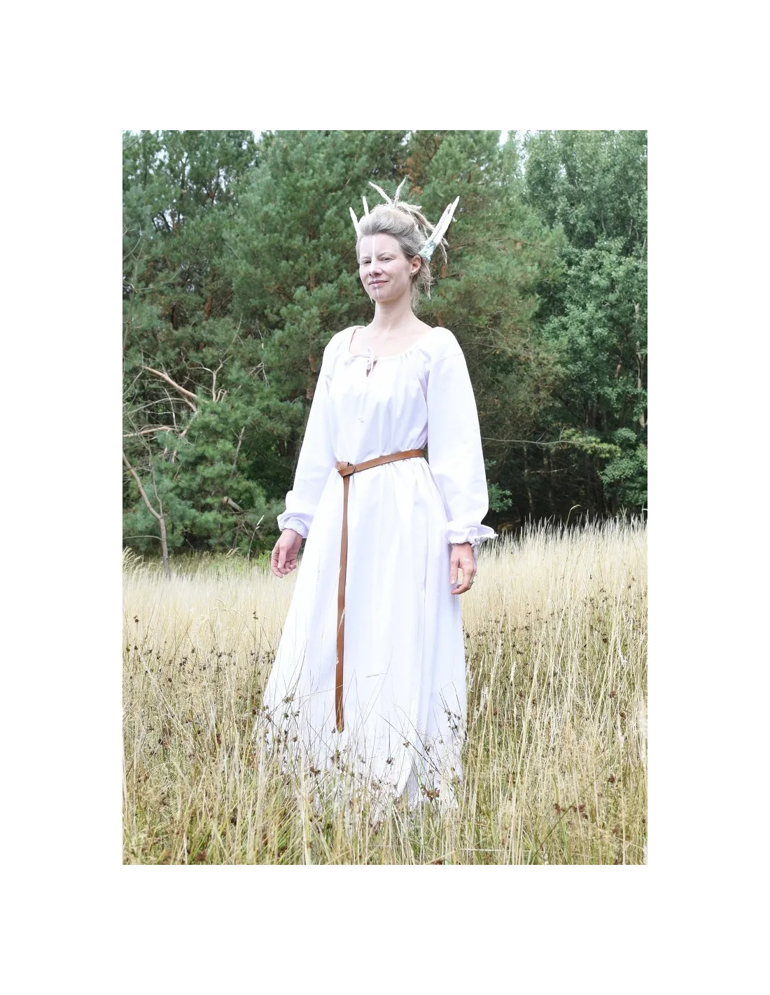 Camisón Vikingo Ana, blanco