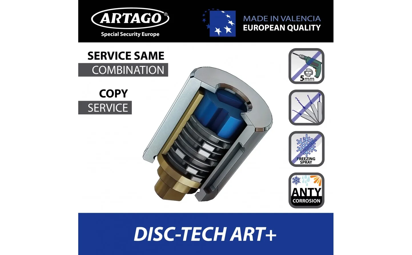 CANDADO MOTO ANTIRROBO U ARTAGO 18ART ø18  270X85 |18ART270|