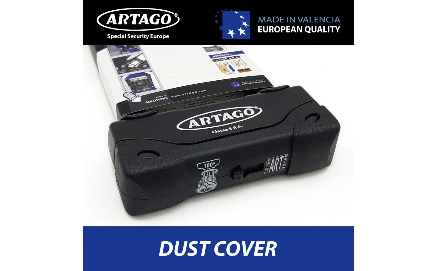 CANDADO MOTO ANTIRROBO U ARTAGO 18ART ø18  270X85 |18ART270|