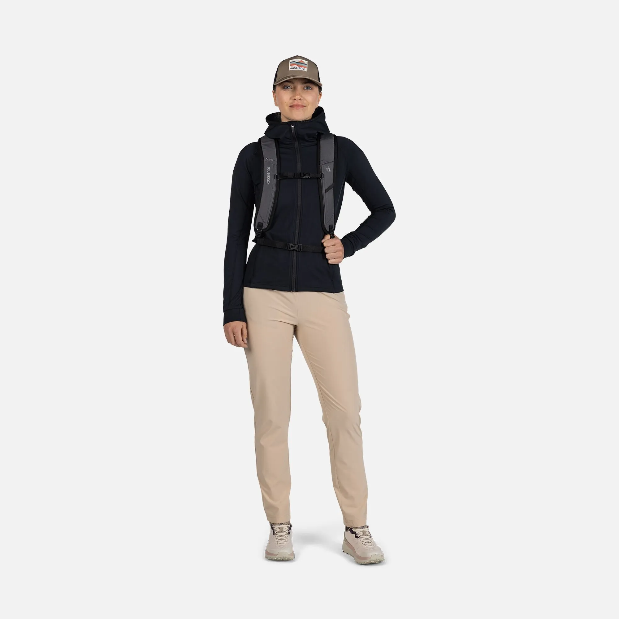 Capa intermedia Thin Midlayer con cremallera integral para mujer