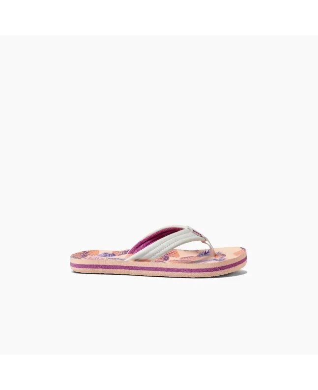 Chanclas Reef Kids Ahi Coral Pineapples 